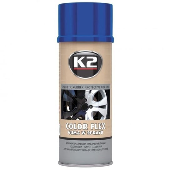 K2 COLOR FLEX NIEBIESKI 400ml: Guma w sprayu K2