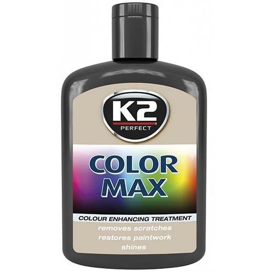 K2 Color Max czarny 200ml: Koloryzujący wosk nabłyszczający K2