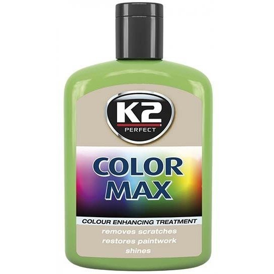 K2 Color Max jasno zielony 200ml: Koloryzujący wosk nabłyszczający K2