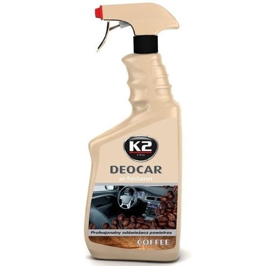 K2 Deocar Coffee 700ml: Profesjonalny odświeżacz powietrza o zapachu kawy K2