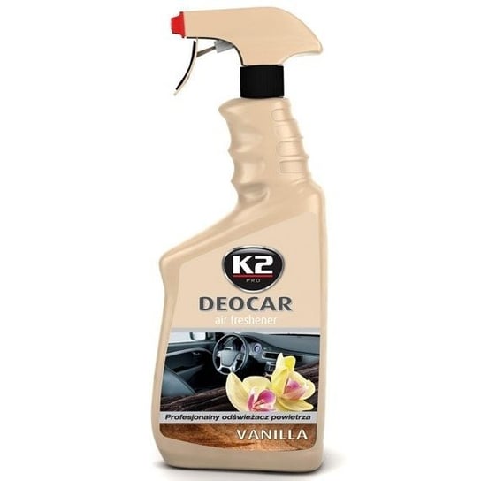 K2 Deocar Vanilla 700ml: Profesjonalny odświeżacz powietrza o zapachu waniliowym K2