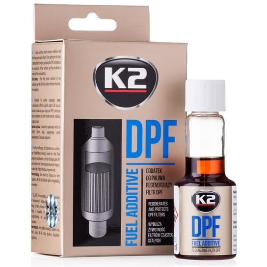 K2 DPF 50ml: Dodatek do paliwa, regeneruje i chroni filtry DPF K2