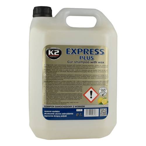 K2 Express Plus szampon samochodowy z woskiem carnauba 5L K2