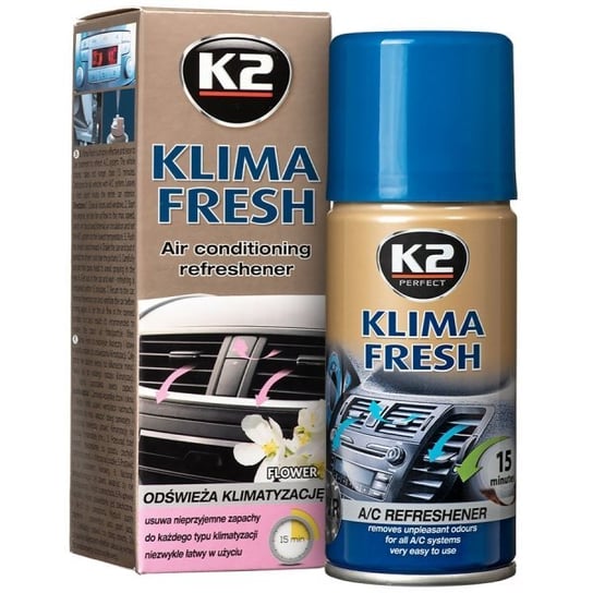 K2 KLIMA FRESH Flower 150ml: Środek do odświeżania klimatyzacji K2