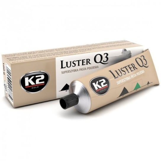K2 Luster Q3 zielony 100g: Superszybka pasta polerska K2