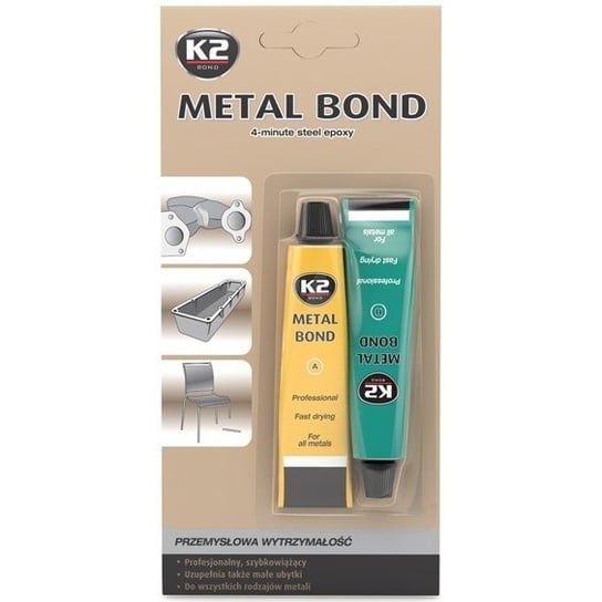 K2 Metal Bond 57g: Dwuskładnikowy klej do metalu K2