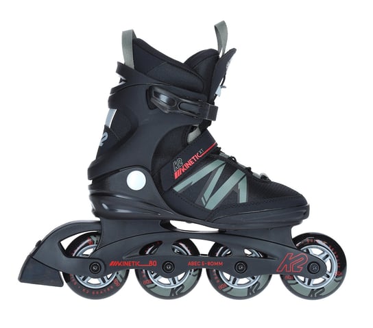 K2, Rolki męskie Kinetic 80 PRO XT, Czarno-Czerwony, rozm. 46 K2 Skates