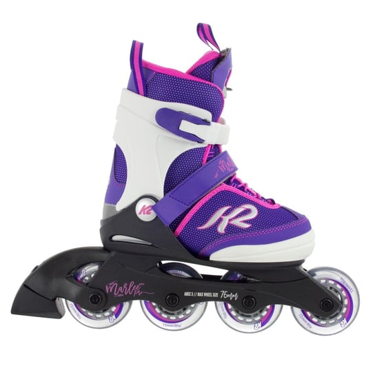 K2, Rolki regulowane dla dziewczynki, Marlee Pro, fioletowo-białe, rozmiar 35-40 K2 Skates