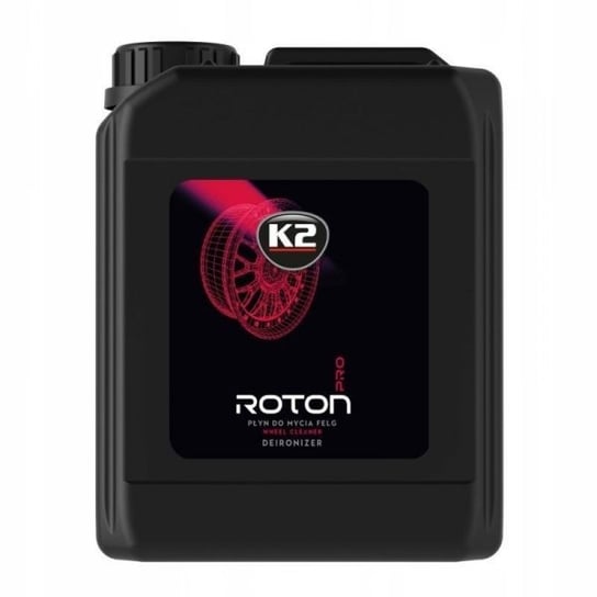 K2 ROTON PRO 5L: Żelowa krwawa felga, płyn do mycia felg - deironizer K2