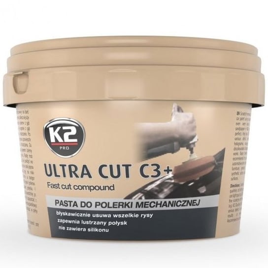 K2 Ultra Cut C3+ 500g: Pasta do maszynowego polerowania lakieru K2