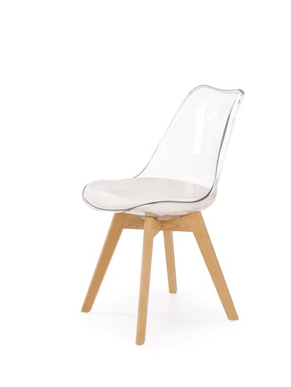 K246 Krzesło Bezbarwny / Buk (1P=2Szt) Halmar