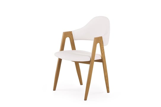 K247 Krzesło Biały-Dąb Miodowy (1P=2Szt) Halmar