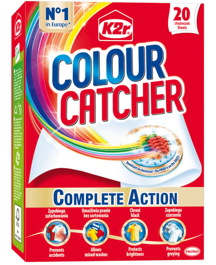 K2R Chusteczki do prania przeciw farbowaniu 20szt Henkel
