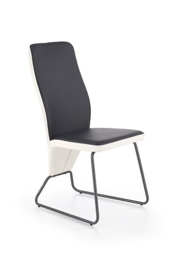 K300 Krzesło Tył - Biały, Przód - Czarny, Stelaż - Super Grey (2P=4Szt) Halmar