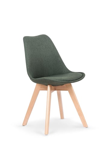 K303 Krzesło Ciemny Zielony / Buk (1P=4Szt) Halmar