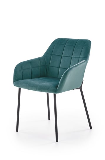 K305 Krzesło Czarny / Ciemny Zielony (1P=2Szt) Halmar