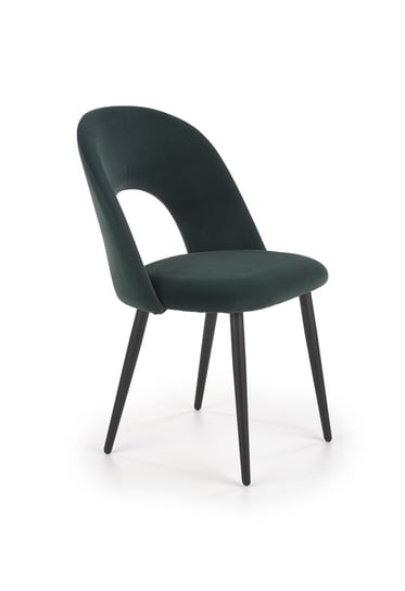 K384 Krzesło Ciemny Zielony / Czarny (1P=4Szt) Halmar