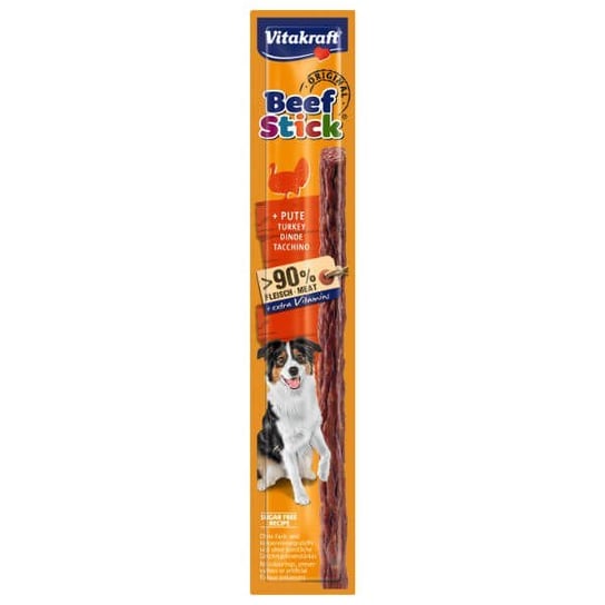 Kabanos z indykiem dla psa VITAKRAFT Beef Stick, 12 g Vitakraft