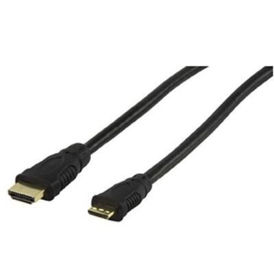 Kabel 10m hdmi hdtv męski mini hdmi męski złoty Inna marka