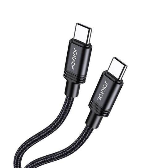 Kabel 1m PD100W (USB-C - USB-C) Smart Ładowanie i Transfer Danych Jokade Qianfan (JA034) czarny Inna marka