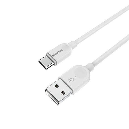 Kabel 2.4A 1m USB - USB-C Borofone BX14 biały Borofone