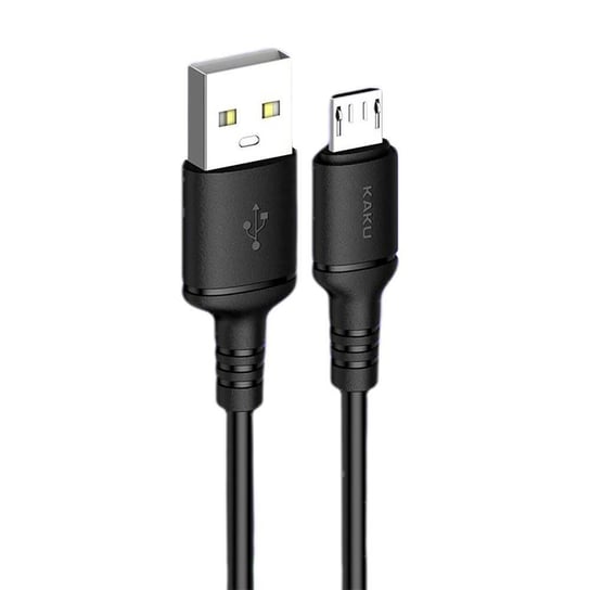 Kabel 2,8A 1m Micro USB Ładowanie i Przesył Danych KAKU Skin Feel Charging Data Cable MicroUSB (KSC-419) czarny KAKU