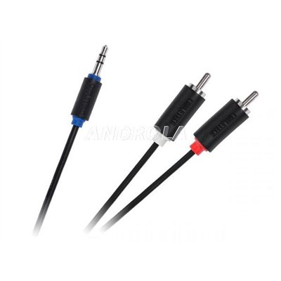 Kabel 2RCA - Jack 3,5mm 1m Cabletech Standard Inny producent