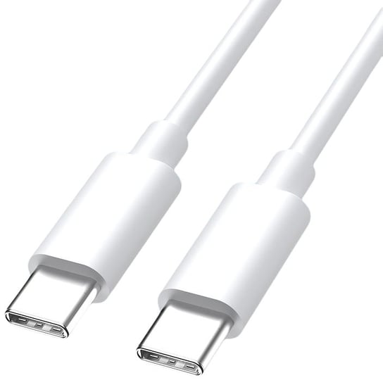 Kabel 2x USB Typ C PD 18W 1m Szybkie ładowanie i Transfer danych KAKU Fast Charging Data Cable (KSC-302) biały KAKU