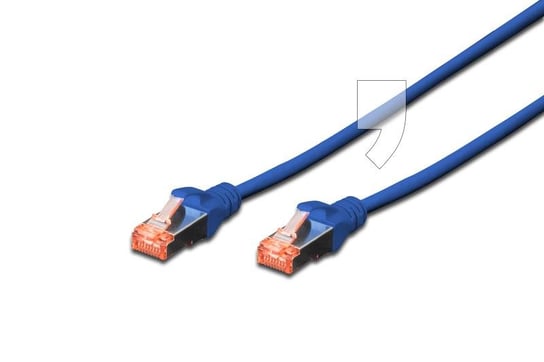 Kabel 2xRJ45 S/FTP kat. 6 DIGITUS DK-1644-030/B, 3 m DIGITUS Professional