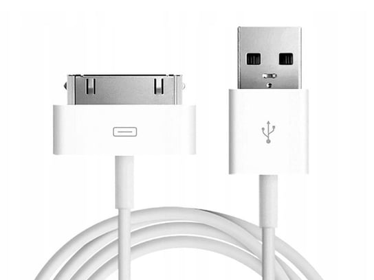 Kabel 30 pin USB do iPhone 4 4S 3GS 3G 3 iPod iPad 2 3 - zamiennik Inna marka