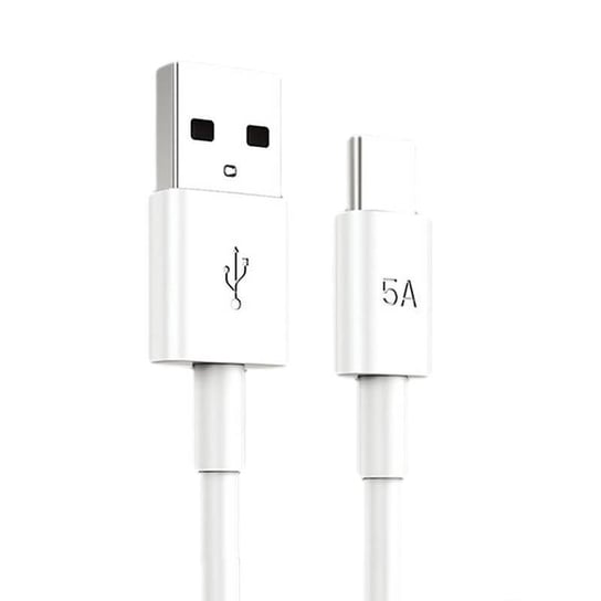 Kabel 5A 1,2m USB Typ C Szybkie Ładowanie i Przesył Danych KAKU Fast Charging Data Cable USB-C (KSC-110) biały KAKU