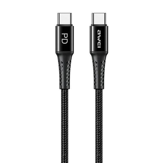 Kabel 60W 1m USB-C - USB-C AWEI CL-111T czarny Inna marka
