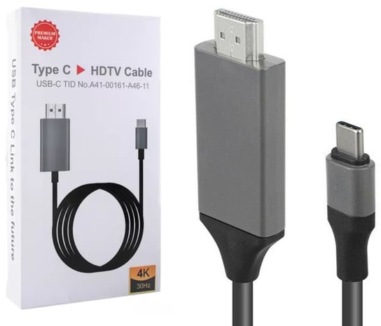 Kabel Adapter Usb-C 3.1 Do Hdmi 4K 30Hz Mhl 1,8M Tradebit
