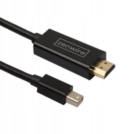 Kabel adapter, Zenwire, mini DisplayPort HDMI 4K THUNDERBOLT 180cm Przewód do Macbook Pro Air i inne Zenwire