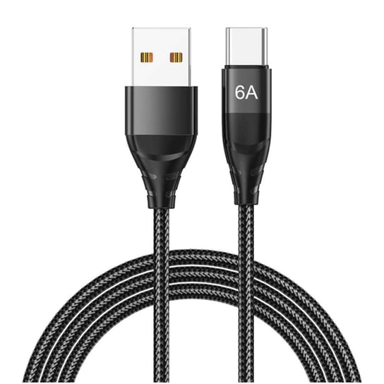 Kabel Alogy przewód USB-A do USB-C Type C 6A 1m Czarny Alogy