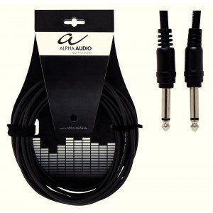 Kabel ALPHA AUDIO Jack-Jack 6,3mm Mono 0,1m szt Alpha audio