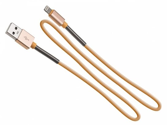 Kabel AMiO do ładowania i synchronizacji 2.4A, metalowy oplot, 100 cm, USB / Lightning Amio