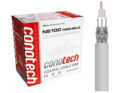 Kabel antenowy CONOTECH NS100 Trishield Pull Box 300m 80154 Conotech