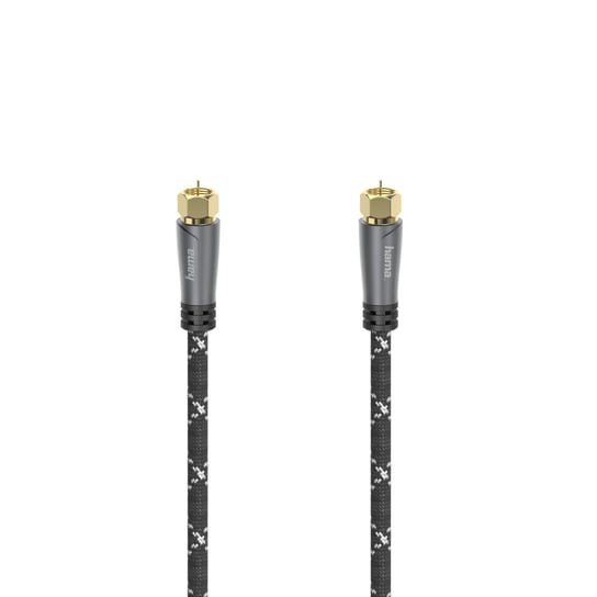 Kabel antenowy HAMA Premium Wtyk F - Wtyk F, 120 dB, 1.5m Hama
