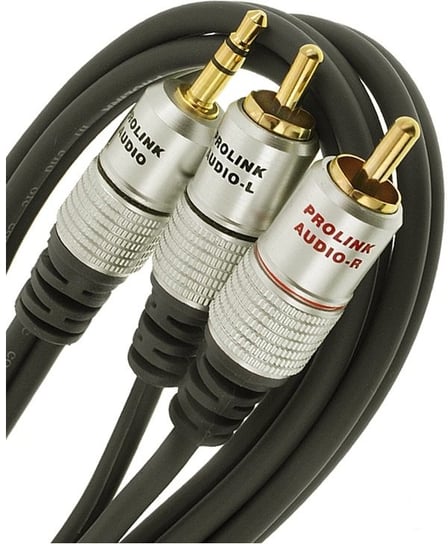 Kabel audio 3.5 mm/2RCA PROLINK Exclusive, 10 m ProLink