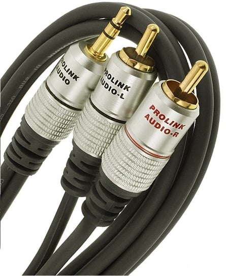 Kabel audio 3.5 mm/2RCA PROLINK Exclusive, 5 m ProLink