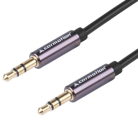 Kabel audio 300 cm, w oplocie z tworzywa TPE, jack / jack (AUX 3.5mm) Carmotion