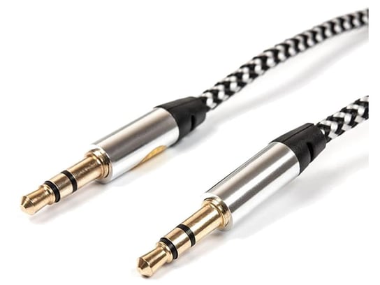 Kabel Audio AUX - 2x Jack 3.5 mm 1,5m Plecionka ExtremeStyle