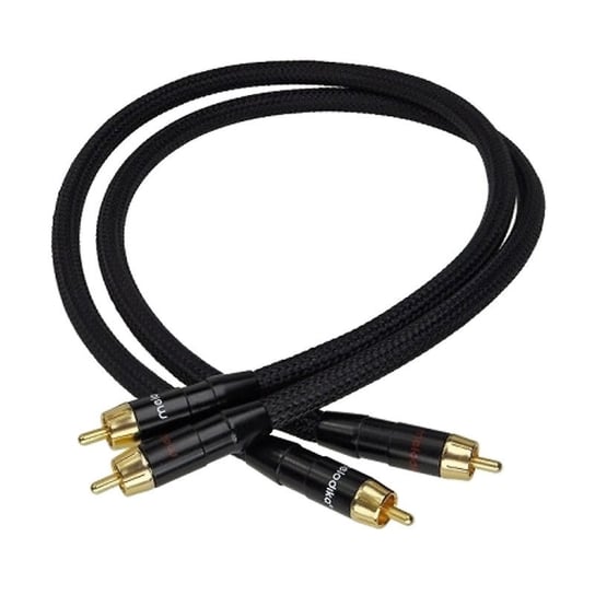 Kabel audio MELODIKA MD2R15 audio cinch 2 RCA, 2 RCA + oplot, 1.5 m Melodika