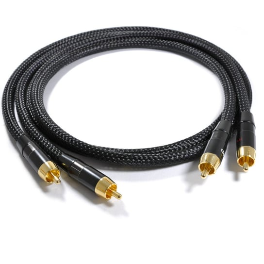 Kabel audio MELODIKA MD2RD05 Black Edition, 2x RCA, 0.5 m Melodika
