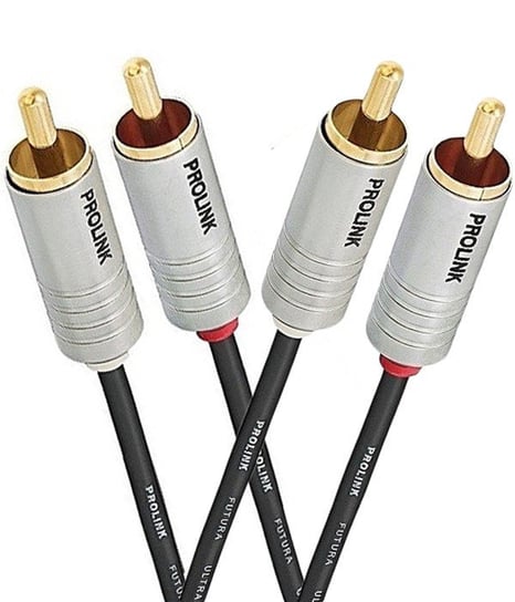 Kabel audio PROLINK 2RCA-2RCA Futura Slim FSL201, 1.5 m ProLink