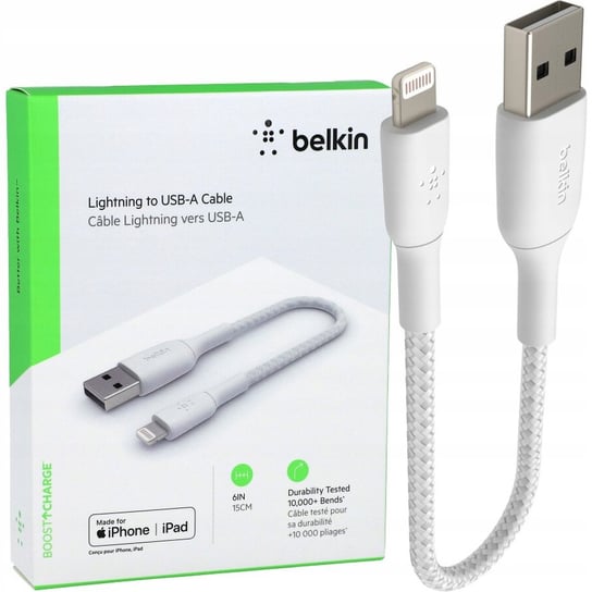 Kabel Belkin Boost Charge Usb-A / Lightning, 15Cm Belkin
