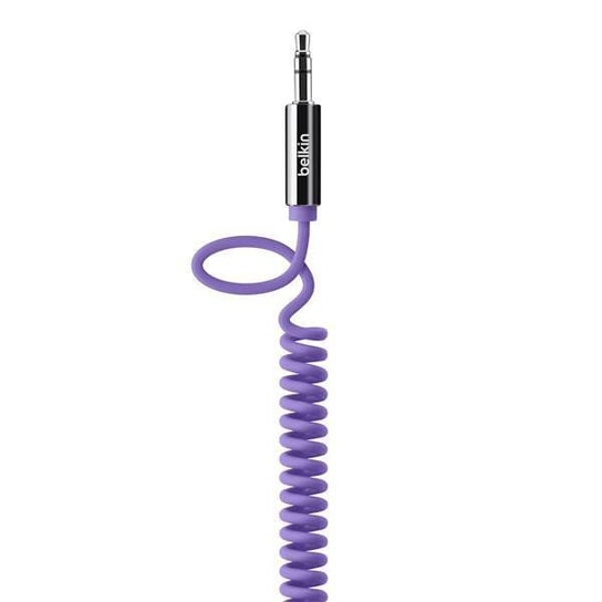 Kabel BELKIN Mini Jack 3.5mm M/M 1.8m, purpurowy Belkin