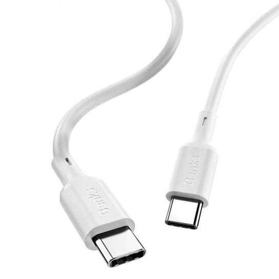 Kabel BENKS D36 USB-C do USB-C, 1.2m, White Benks