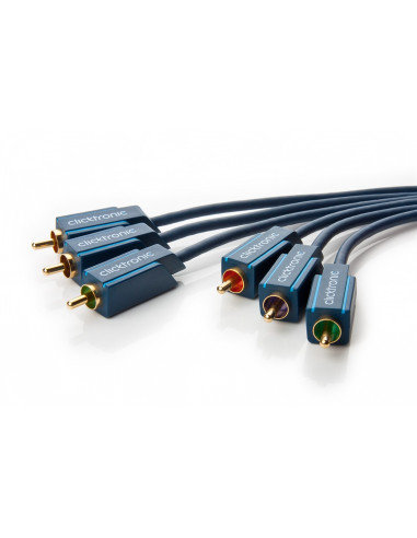 Kabel component YUV - Długość kabla 10 m Clicktronic